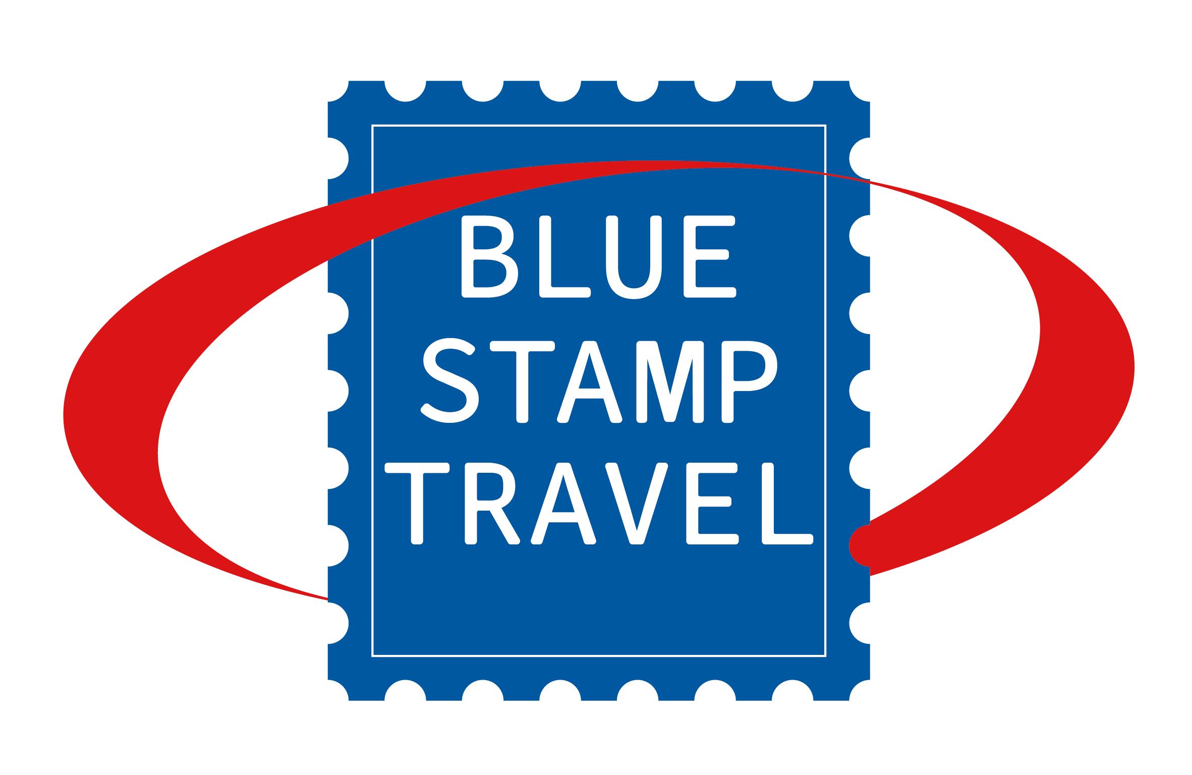 Blue Stamp Travel Logo